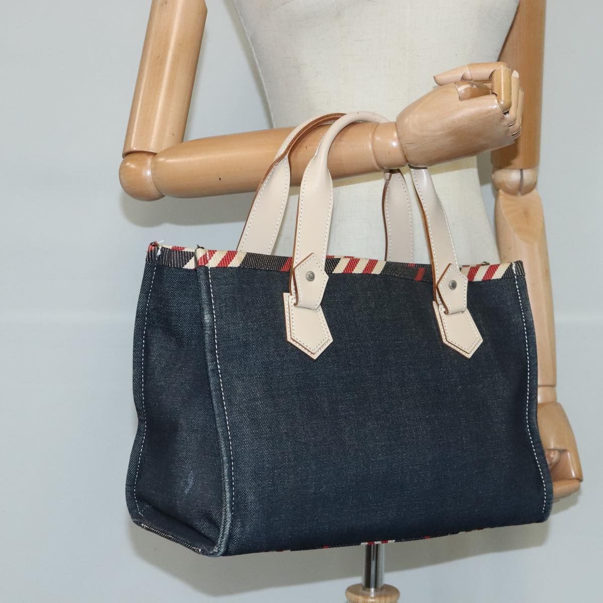 Burberry Blue Label Blue Canvas Tote Bag (Pre-Owned) Size ONE SIZE - 15 Thumbnail
