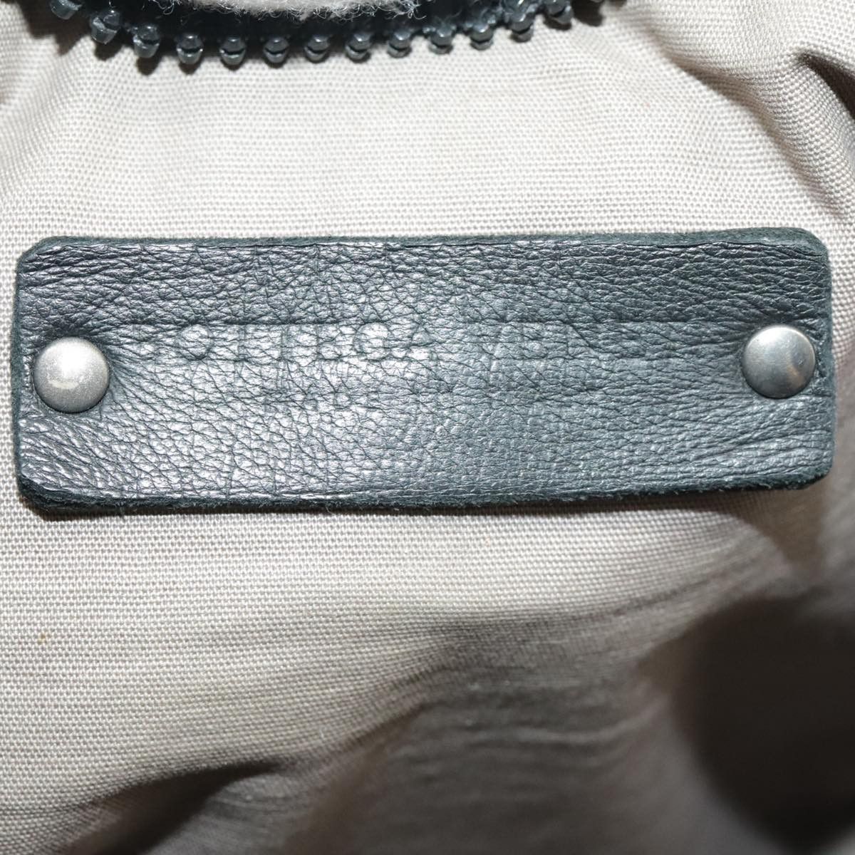 Bottega Veneta Intrecciato Black Canvas Shoulder Bag (Pre-Owned) Size ONE SIZE - 17 Thumbnail
