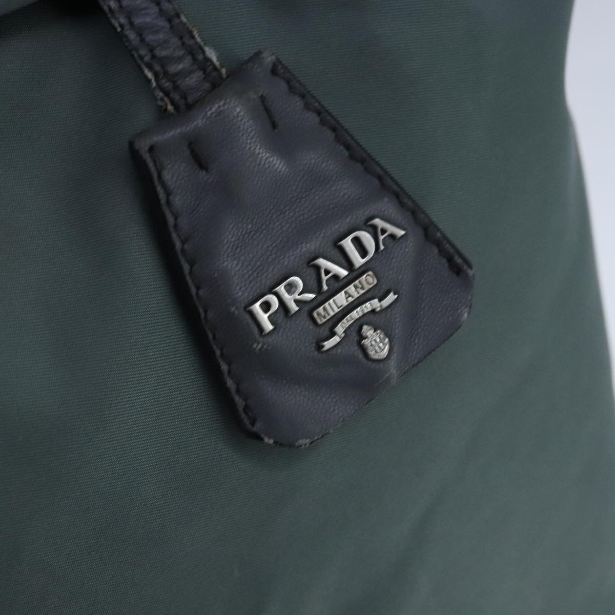 Prada Khaki Synthetic Tote Bag (Pre-Owned) Size ONE SIZE - 14 Thumbnail