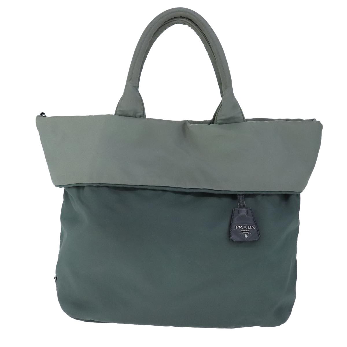 Prada Khaki Synthetic Tote Bag (Pre-Owned) Size ONE SIZE - 2 Thumbnail