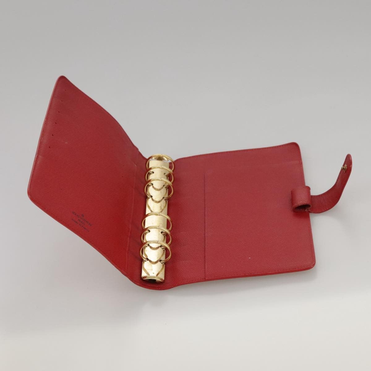 Louis Vuitton Agenda Mm Red Leather Wallet (Pre-Owned) Size ONE SIZE - 12 Thumbnail