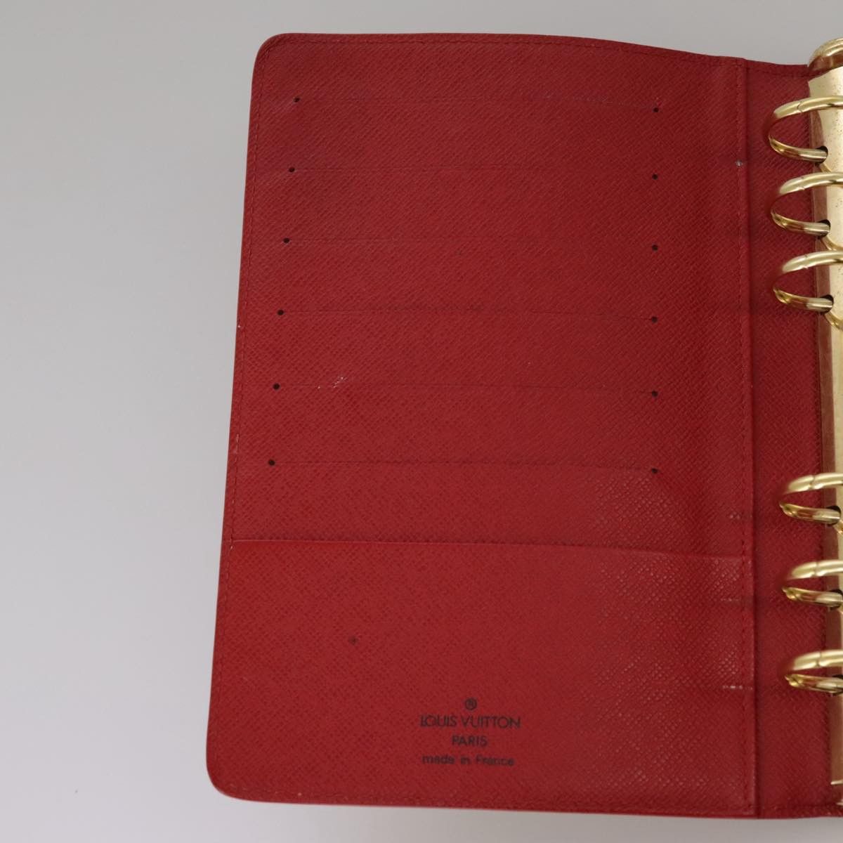 Louis Vuitton Agenda Mm Red Leather Wallet (Pre-Owned) Size ONE SIZE - 13 Thumbnail