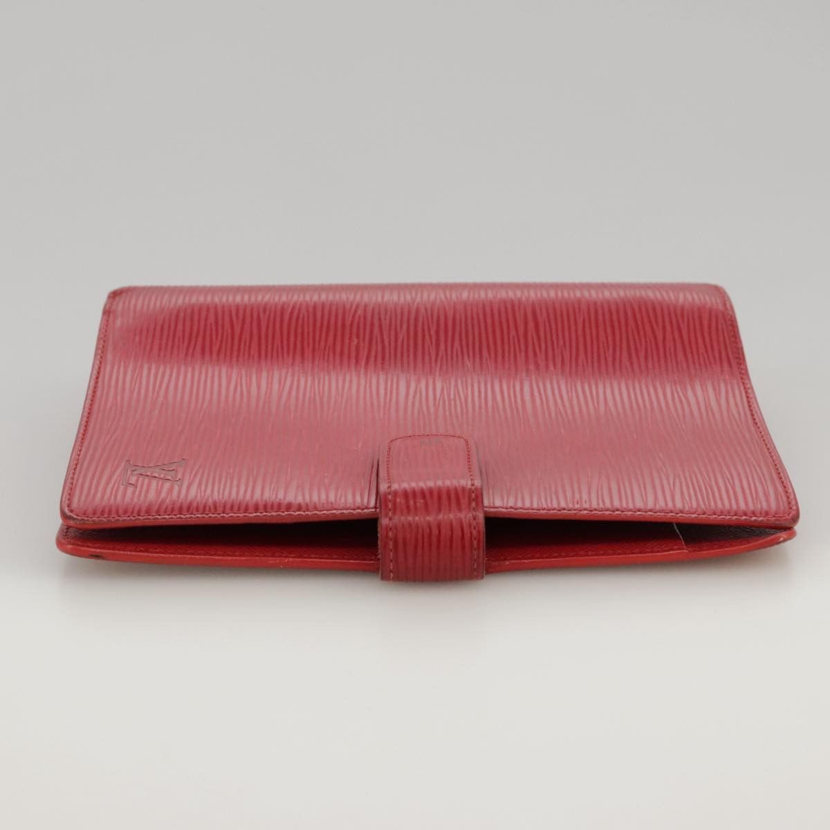 Louis Vuitton Agenda Mm Red Leather Wallet (Pre-Owned) Size ONE SIZE - 3 Thumbnail