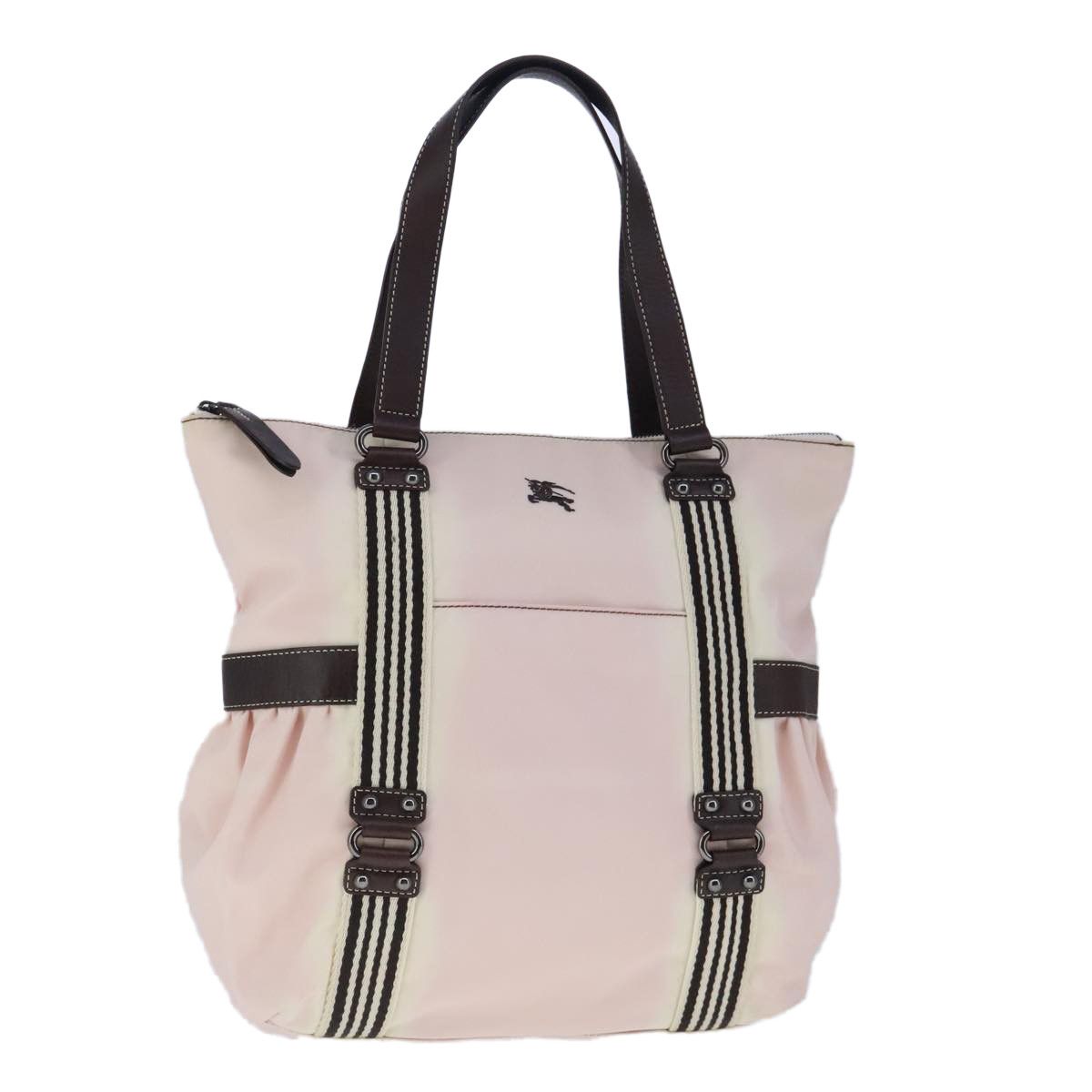 Burberry Pink Synthetic Tote Bag (Pre-Owned) Size ONE SIZE - 19 Thumbnail