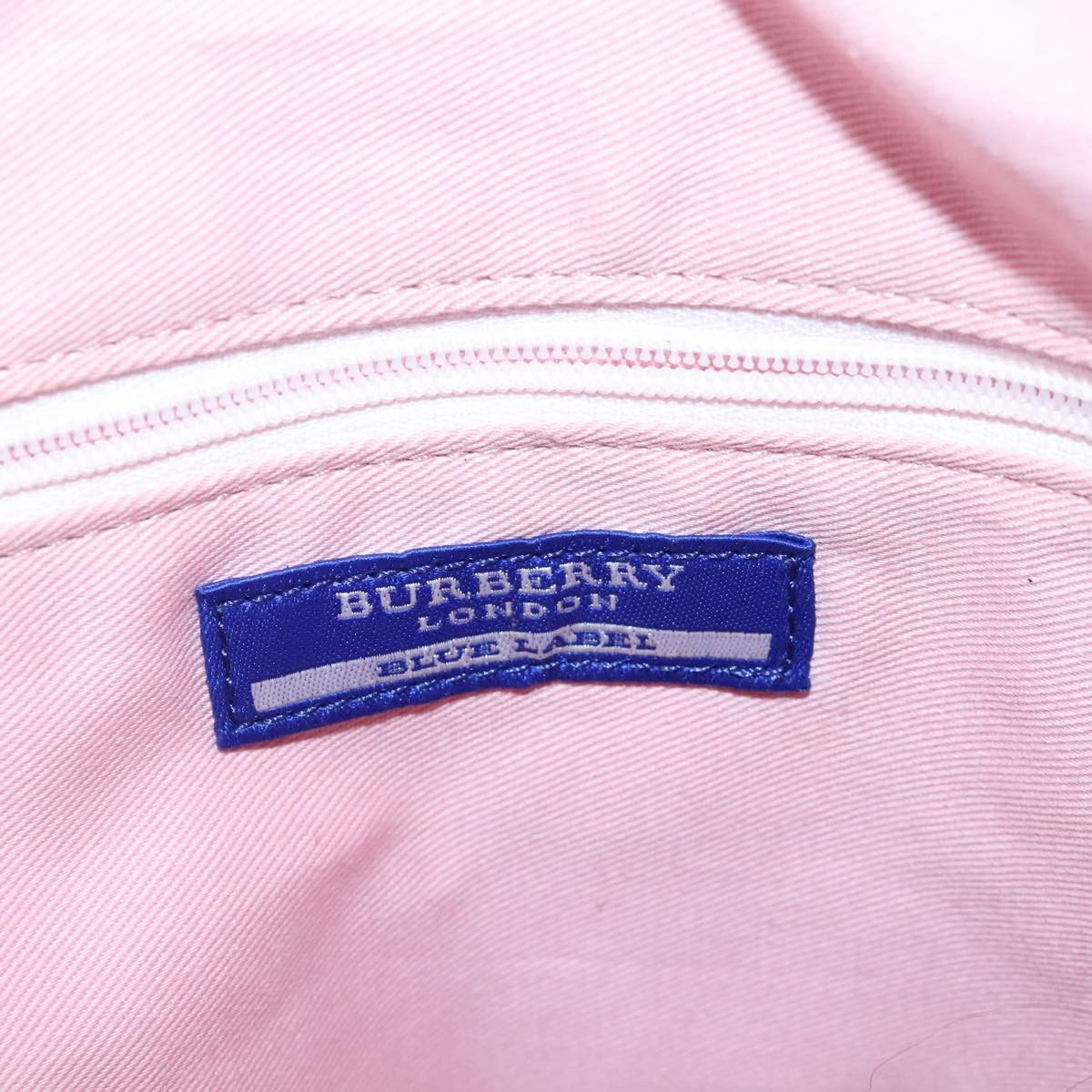 Burberry Pink Synthetic Tote Bag (Pre-Owned) Size ONE SIZE - 14 Thumbnail