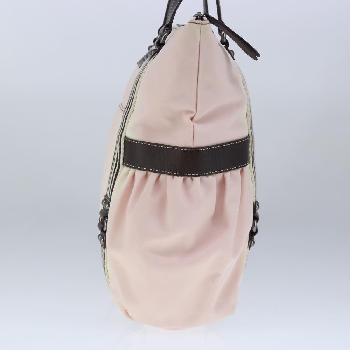 Burberry Pink Synthetic Tote Bag (Pre-Owned) Size ONE SIZE - 3 Thumbnail
