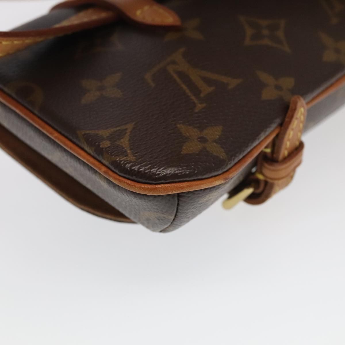 Louis Vuitton Marelle Brown Canvas Shoulder Bag (Pre-Owned) Size ONE SIZE - 12 Thumbnail