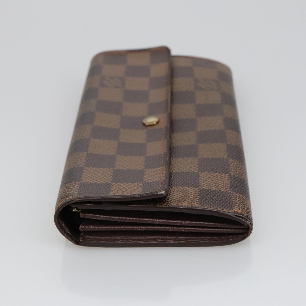 Louis Vuitton Sarah Brown Canvas Wallet (Pre-Owned) Size ONE SIZE - 3 Thumbnail
