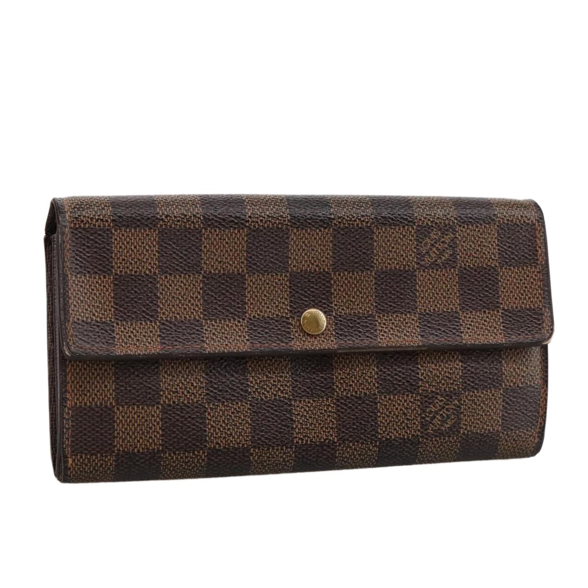Louis Vuitton Sarah Brown Canvas Wallet (Pre-Owned) Size ONE SIZE - 15 Thumbnail