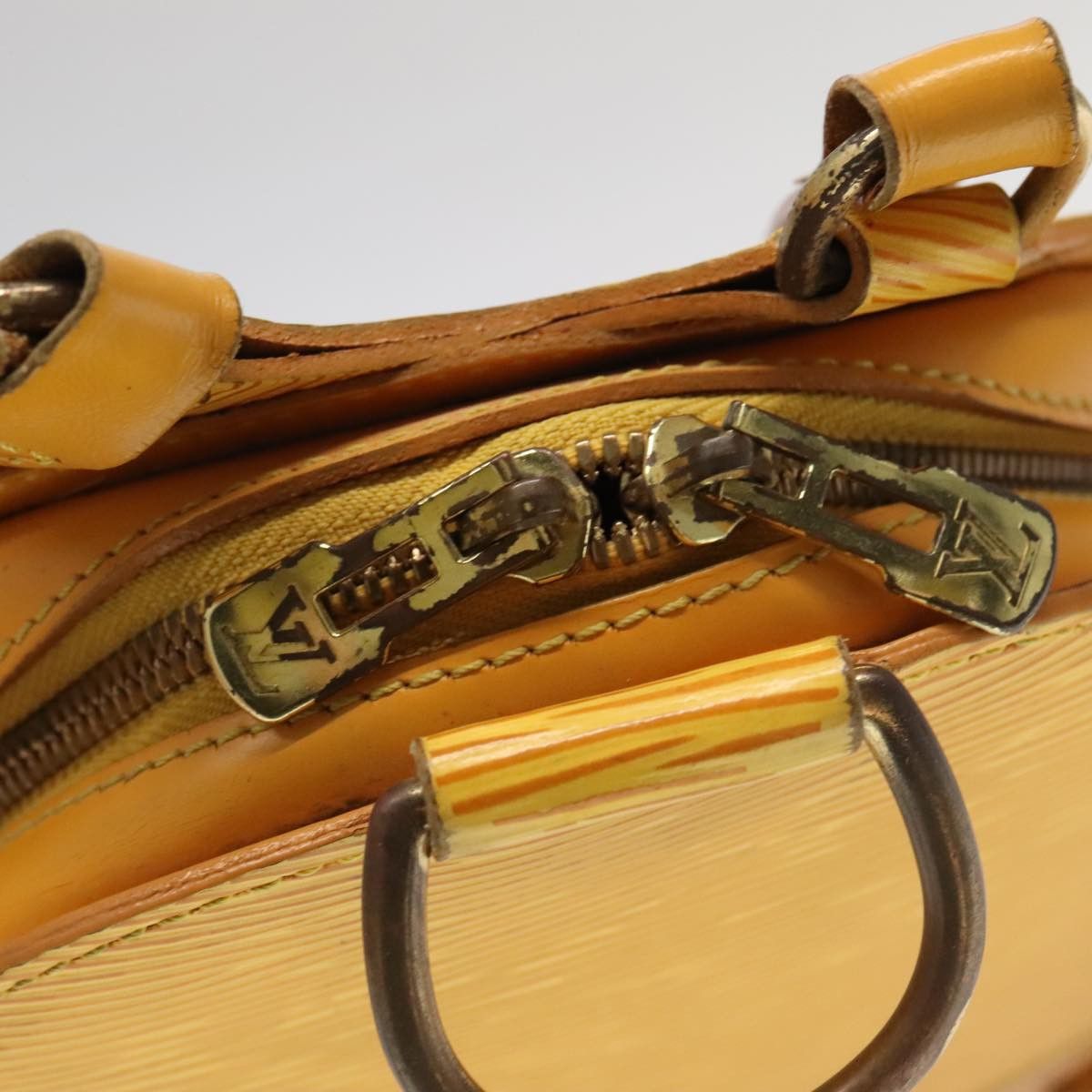 Louis Vuitton Mabillon Yellow Leather Backpack Bag (Pre-Owned) Size ONE SIZE - 14 Thumbnail