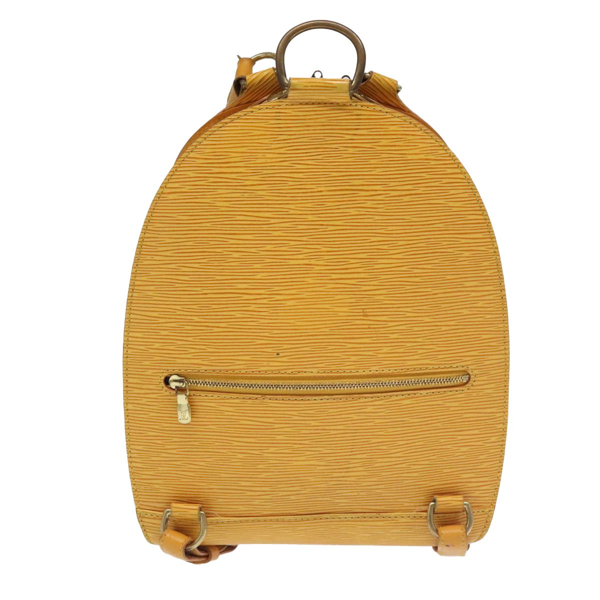 Louis Vuitton Mabillon Yellow Leather Backpack Bag (Pre-Owned) Size ONE SIZE - 2 Thumbnail