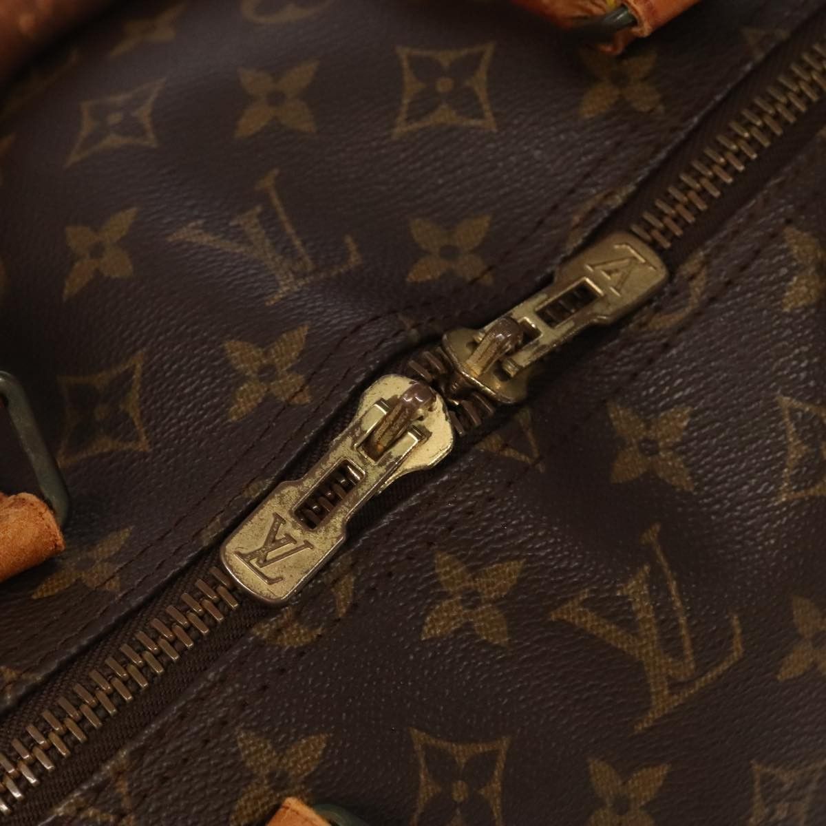 Louis Vuitton Keepall Bandoulière 60 Brown Canvas Travel Bag (Pre-Owned) Size ONE SIZE - 17 Thumbnail