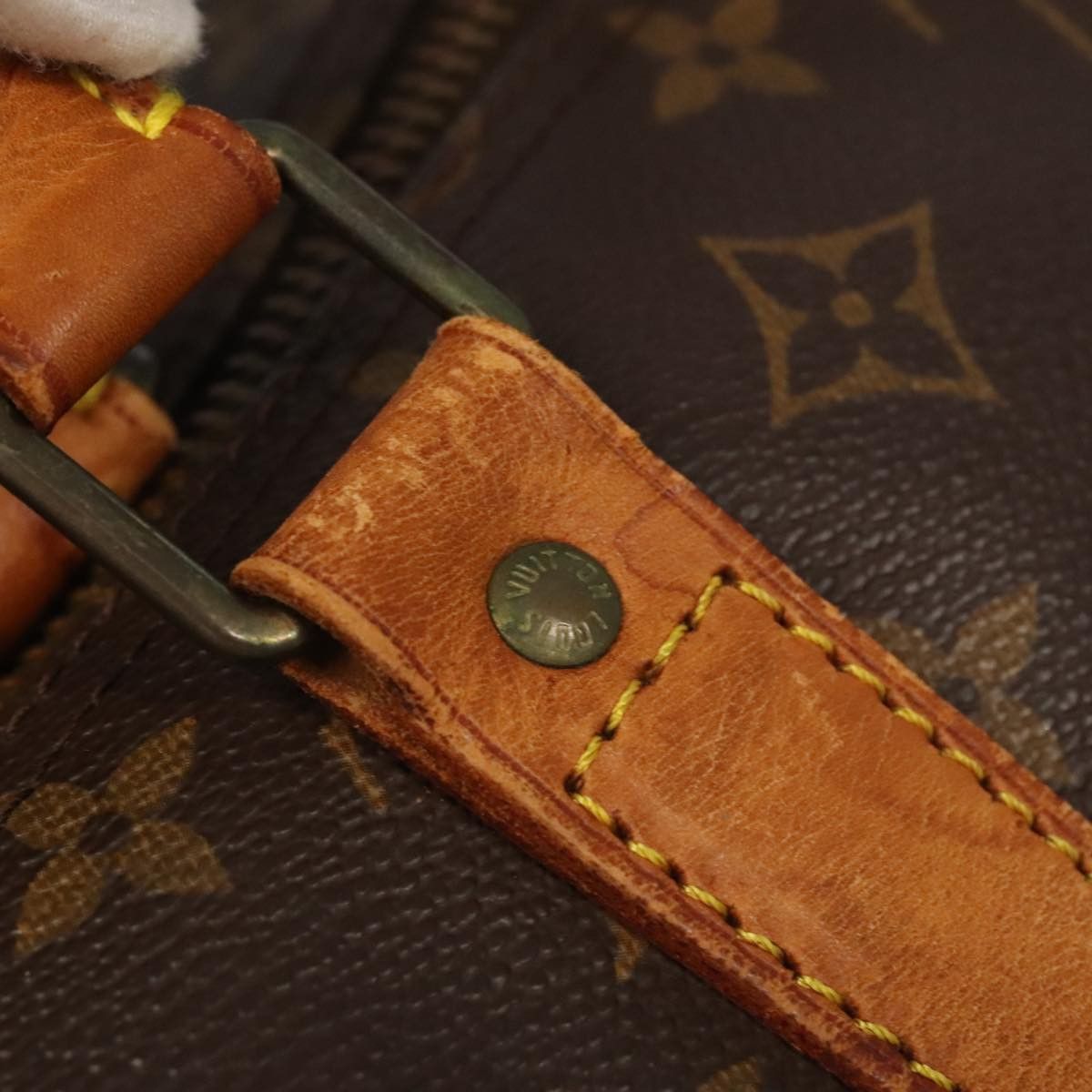 Louis Vuitton Keepall Bandoulière 60 Brown Canvas Travel Bag (Pre-Owned) Size ONE SIZE - 14 Thumbnail