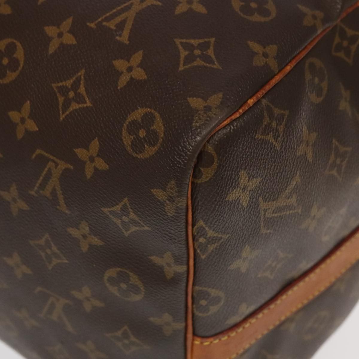 Louis Vuitton Keepall Bandoulière 60 Brown Canvas Travel Bag (Pre-Owned) Size ONE SIZE - 12 Thumbnail