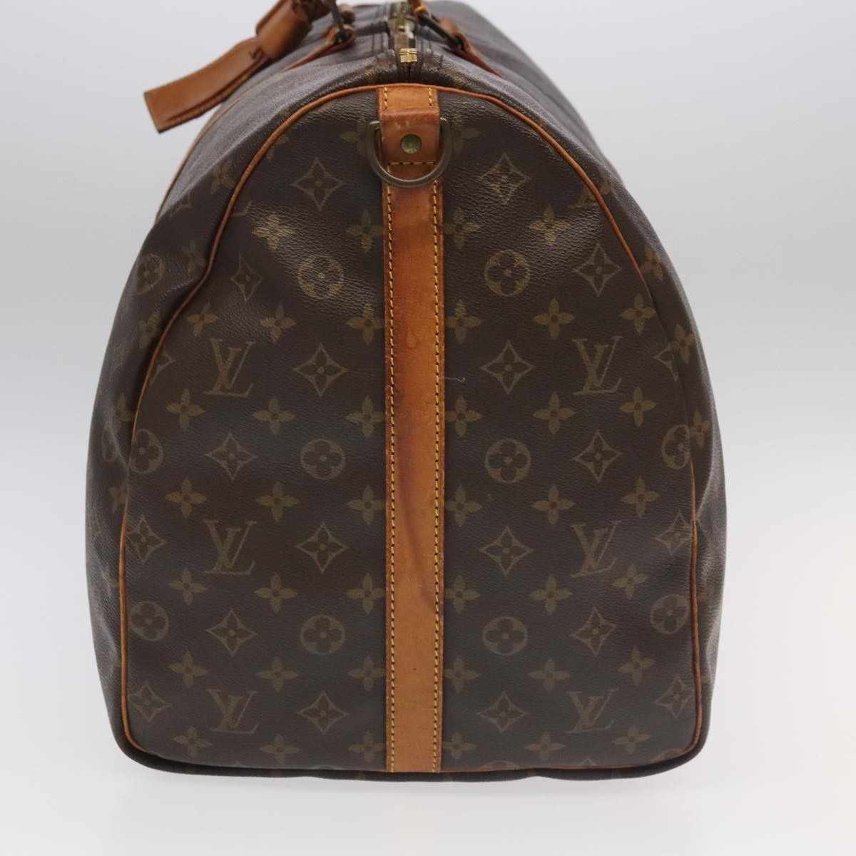 Louis Vuitton Keepall Bandoulière 60 Brown Canvas Travel Bag (Pre-Owned) Size ONE SIZE - 5 Thumbnail