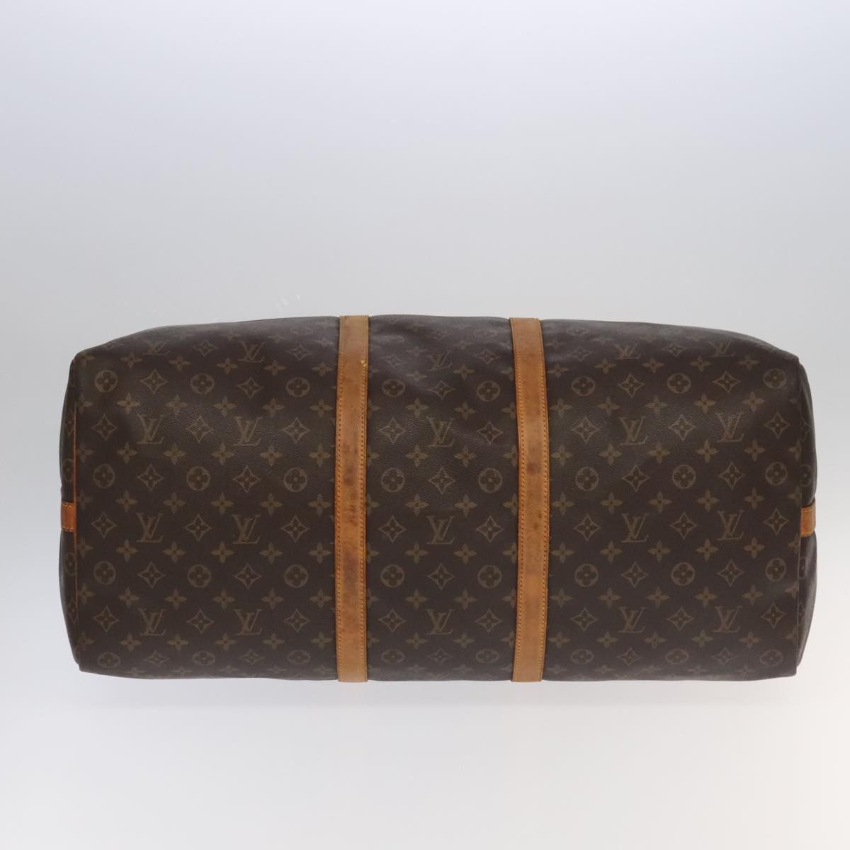 Louis Vuitton Keepall Bandoulière 60 Brown Canvas Travel Bag (Pre-Owned) Size ONE SIZE - 9 Thumbnail