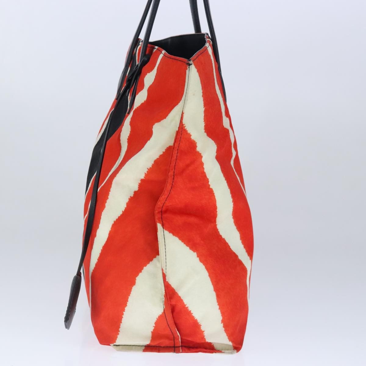 Fendi Zebra Tote Red Synthetic Tote Bag (Pre-Owned) Size ONE SIZE - 4 Thumbnail