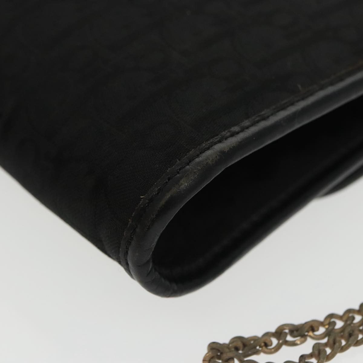 Dior Trotter Black Canvas Shoulder Bag (Pre-Owned) Size ONE SIZE - 12 Thumbnail