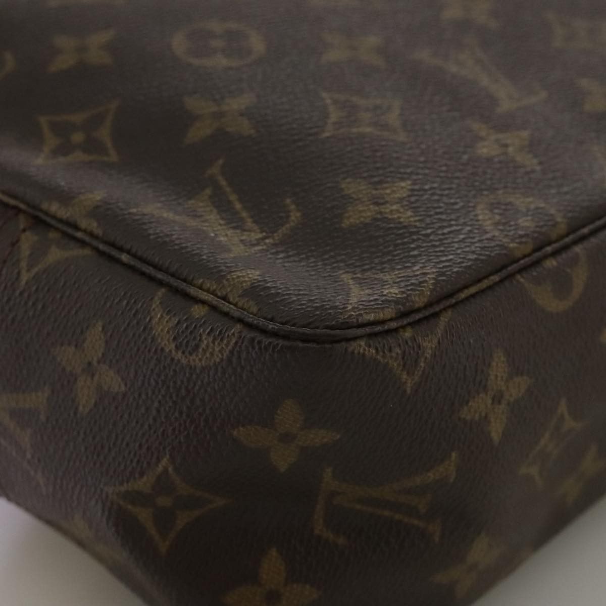 Louis Vuitton Trousse De Toilette Brown Canvas Clutch Bag (Pre-Owned) Size ONE SIZE - 8 Thumbnail