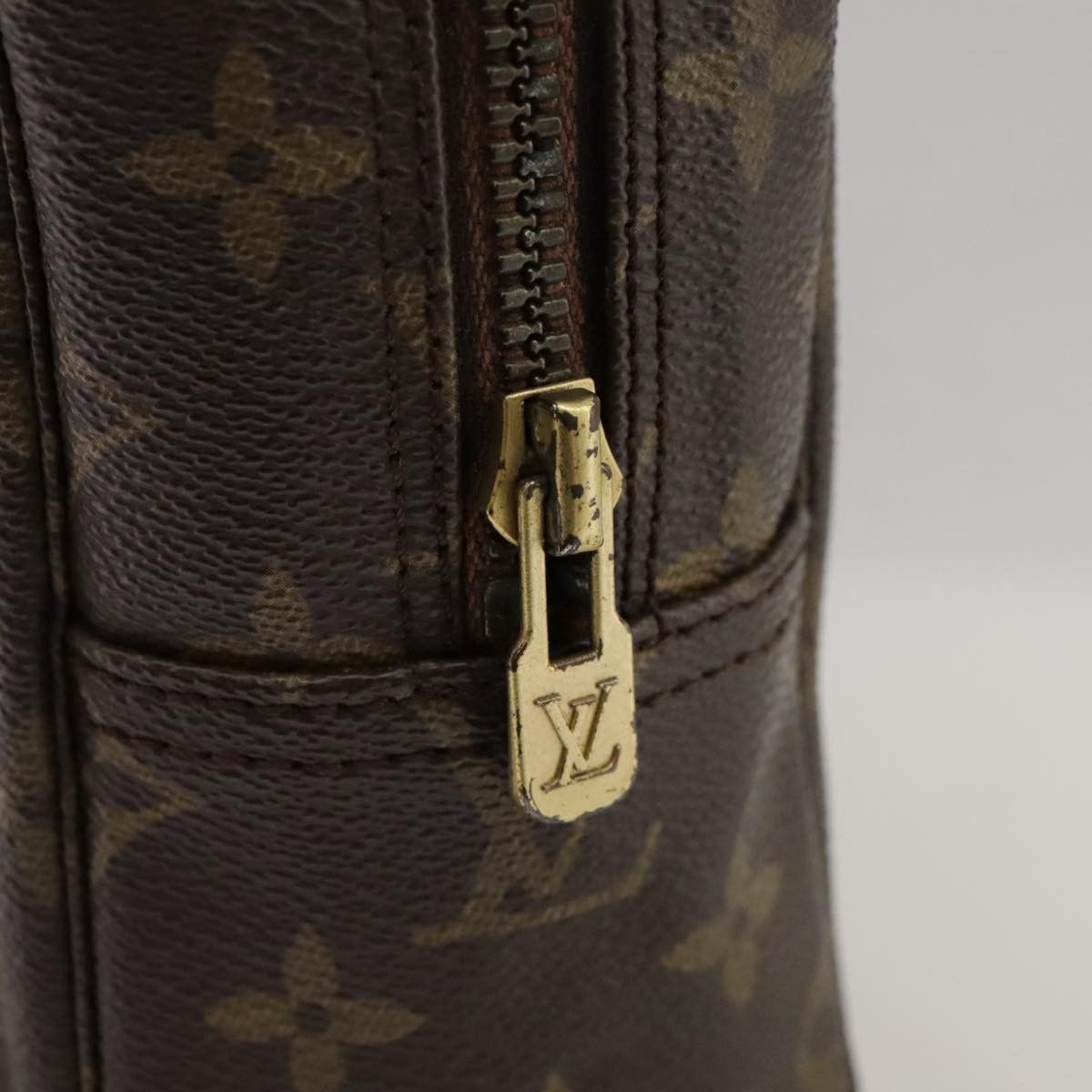Louis Vuitton Trousse De Toilette Brown Canvas Clutch Bag (Pre-Owned) Size ONE SIZE - 10 Thumbnail