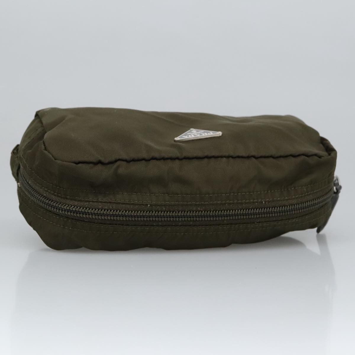 Prada Tessuto Khaki Synthetic Clutch Bag (Pre-Owned) Size ONE SIZE - 5 Thumbnail