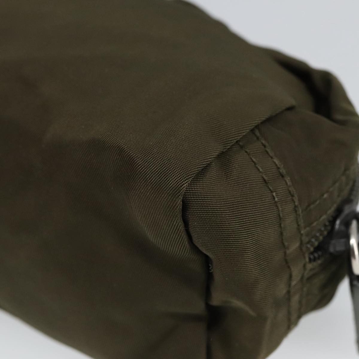 Prada Tessuto Khaki Synthetic Clutch Bag (Pre-Owned) Size ONE SIZE - 9 Thumbnail
