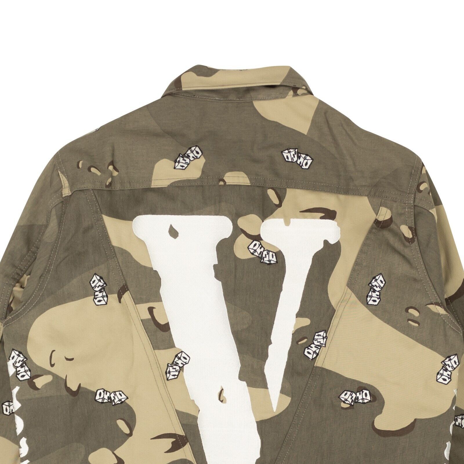 Vlone Unreleased Vlone Dice Camo Embroidered Denim Jacket Medium Size US M / EU 48-50 / 2 - 13 Thumbnail