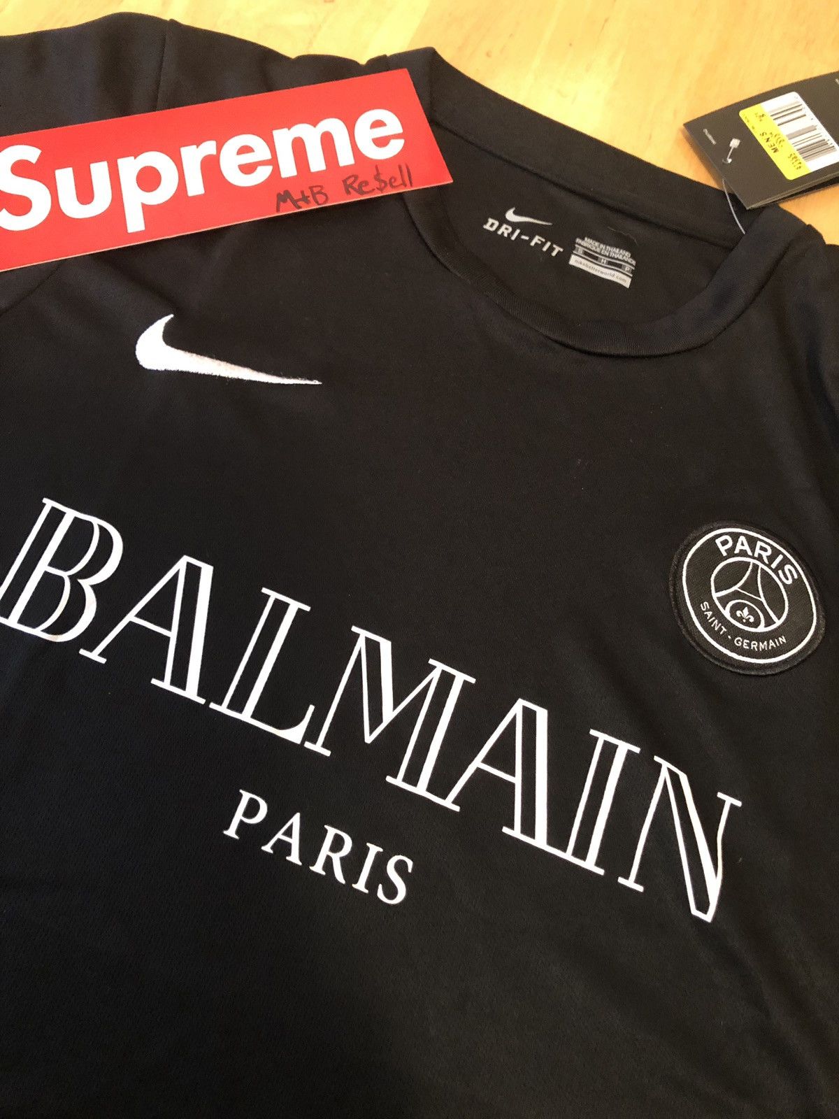 Nike Balmain psg DRI-FIT シャツ /M - メルカリ
