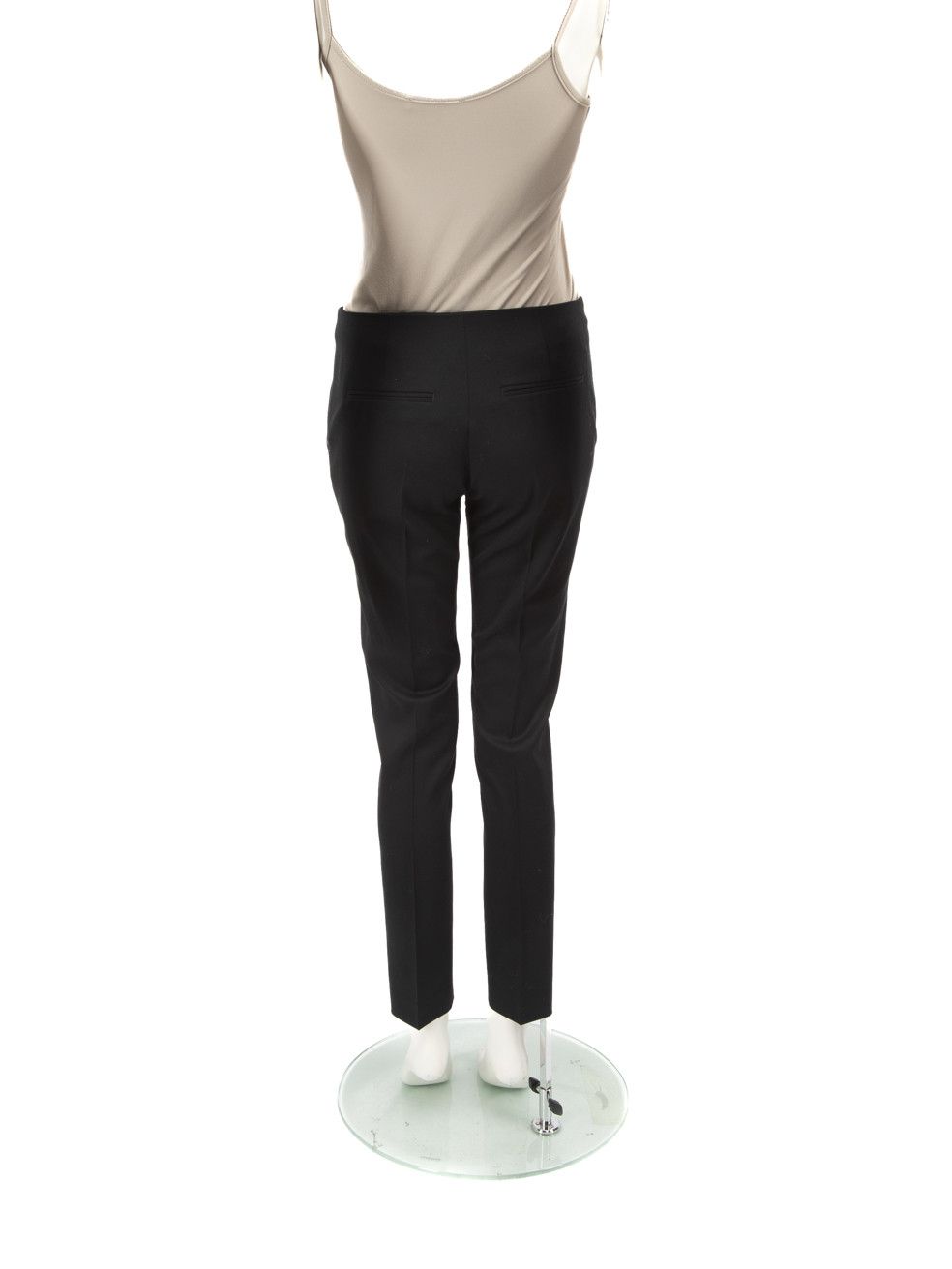 The Kooples Black Skinny Wool Trousers Size 26" / US 2 / IT 38 - 3 Thumbnail