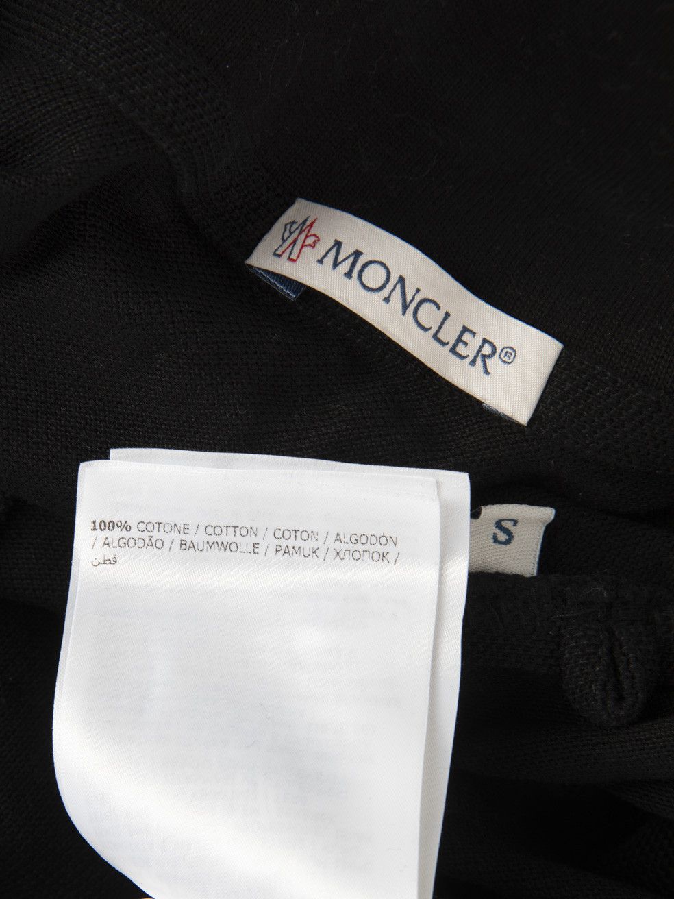 Moncler Black Logo Badge Polo Size M / US 6-8 / IT 42-44 - 6 Thumbnail