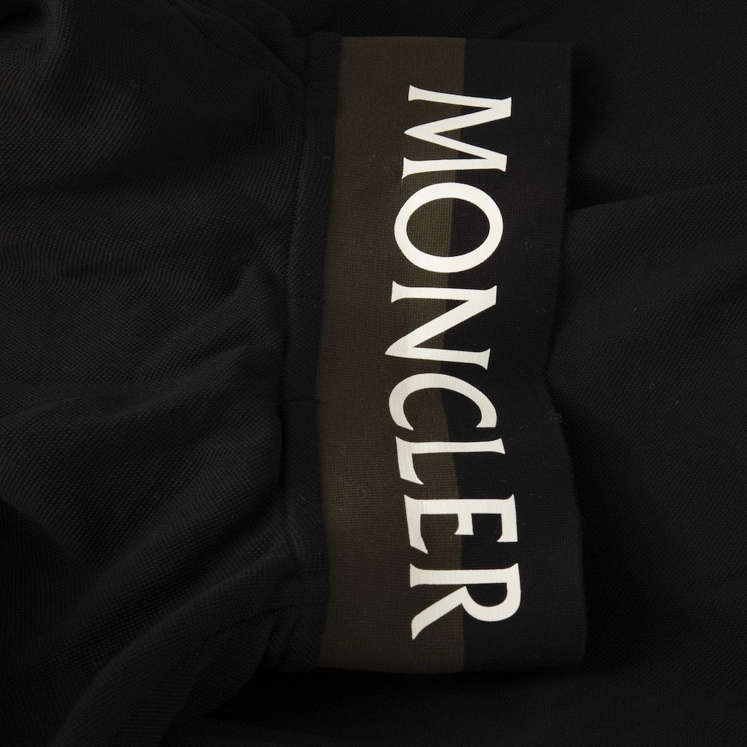 Moncler Black Logo Badge Polo Size M / US 6-8 / IT 42-44 - 4 Thumbnail