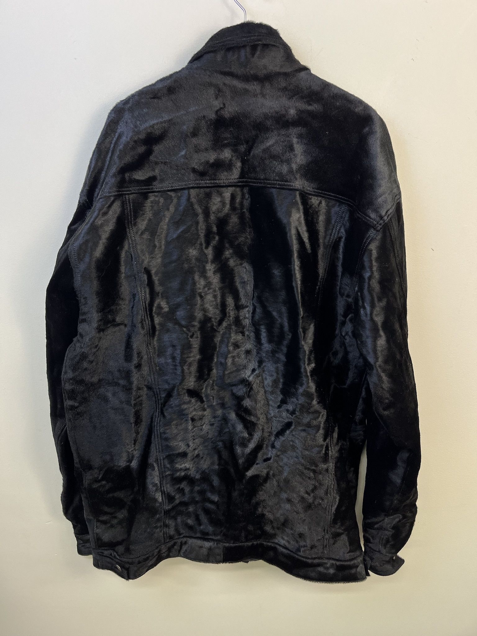Leather × Vintage Vintage Jacket 1990s 5001 Flavors Bespoke Cow Hide Hair Leather Jacket Size XL Size US L / EU 52-54 / 3 - 3 Thumbnail