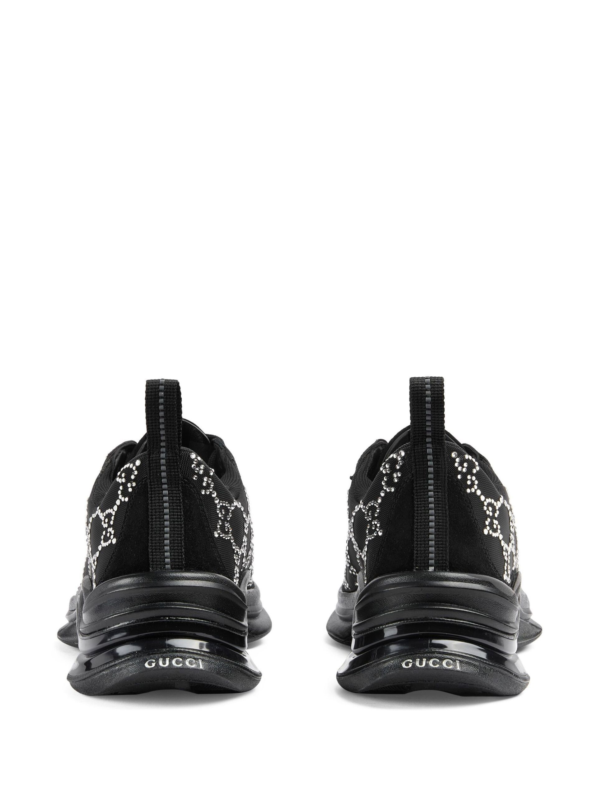 Gucci GG Mesh Sneakers with crystals Size US 7 / IT 37 - 3 Thumbnail