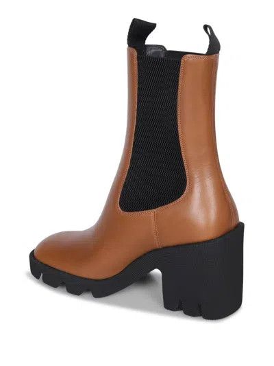 Burberry Stride Block Heel Chelsea Boot In Leather Size US 7.5 / IT 37.5 - 3 Thumbnail