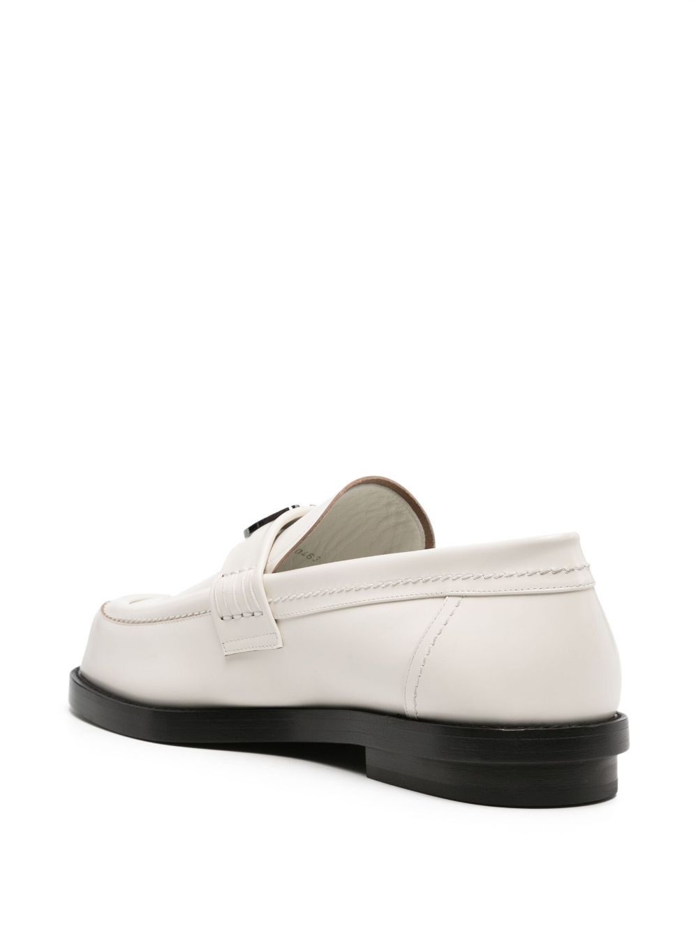 Alexander McQueen Seal-plaque leather loafers Size US 9 / EU 42 - 2 Thumbnail