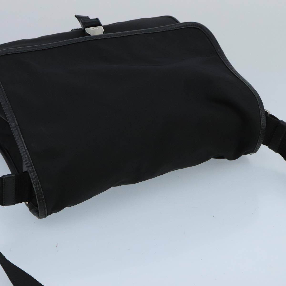 Prada Tessuto Black Synthetic Shoulder Bag (Pre-Owned) Size ONE SIZE - 13 Thumbnail