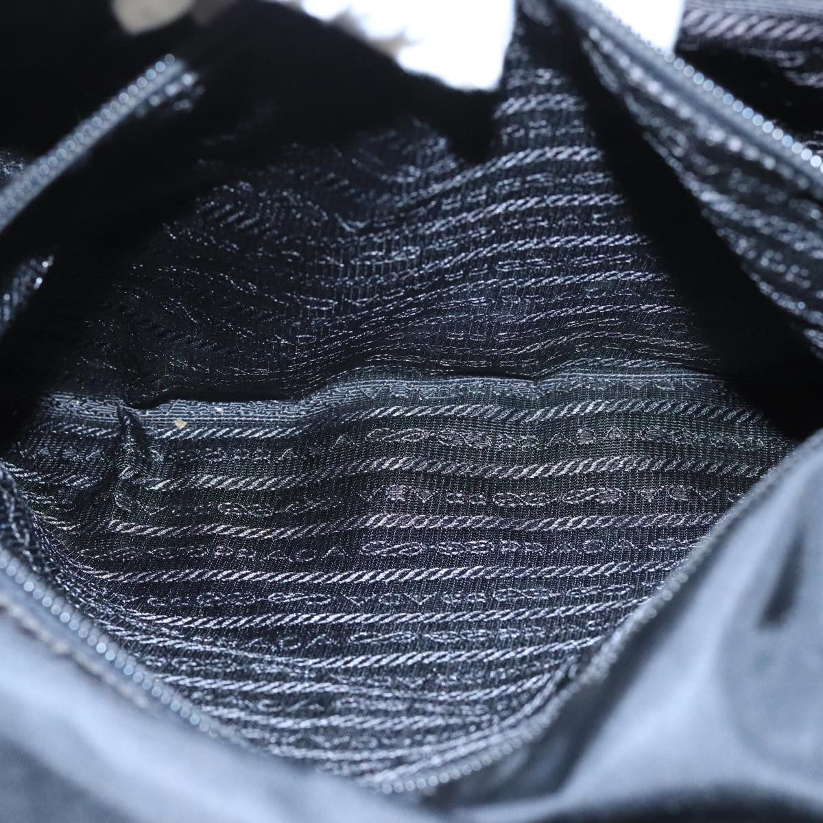 Prada Tessuto Black Synthetic Shoulder Bag (Pre-Owned) Size ONE SIZE - 6 Thumbnail