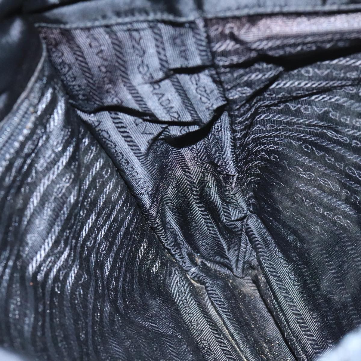 Prada Tessuto Black Synthetic Shoulder Bag (Pre-Owned) Size ONE SIZE - 19 Thumbnail