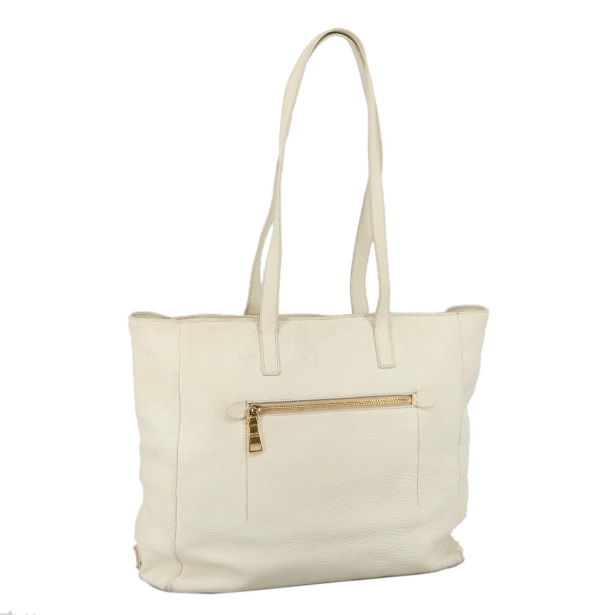 Prada Vitello White Leather Shoulder Bag (Pre-Owned) Size ONE SIZE - 16 Thumbnail