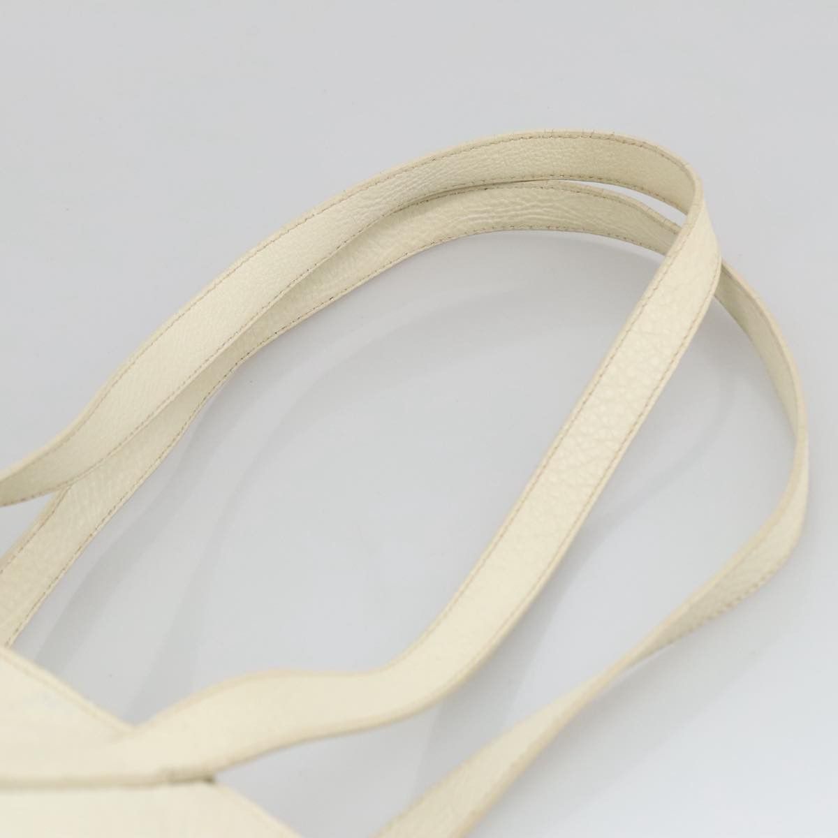 Prada Vitello White Leather Shoulder Bag (Pre-Owned) Size ONE SIZE - 6 Thumbnail