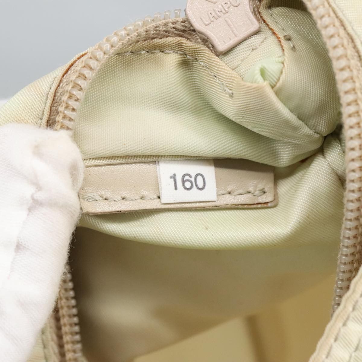 Prada Tessuto Ecru Synthetic Shoulder Bag (Pre-Owned) Size ONE SIZE - 9 Thumbnail