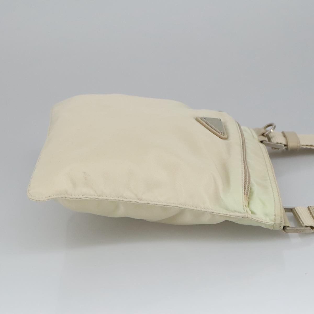 Prada Tessuto Ecru Synthetic Shoulder Bag (Pre-Owned) Size ONE SIZE - 3 Thumbnail
