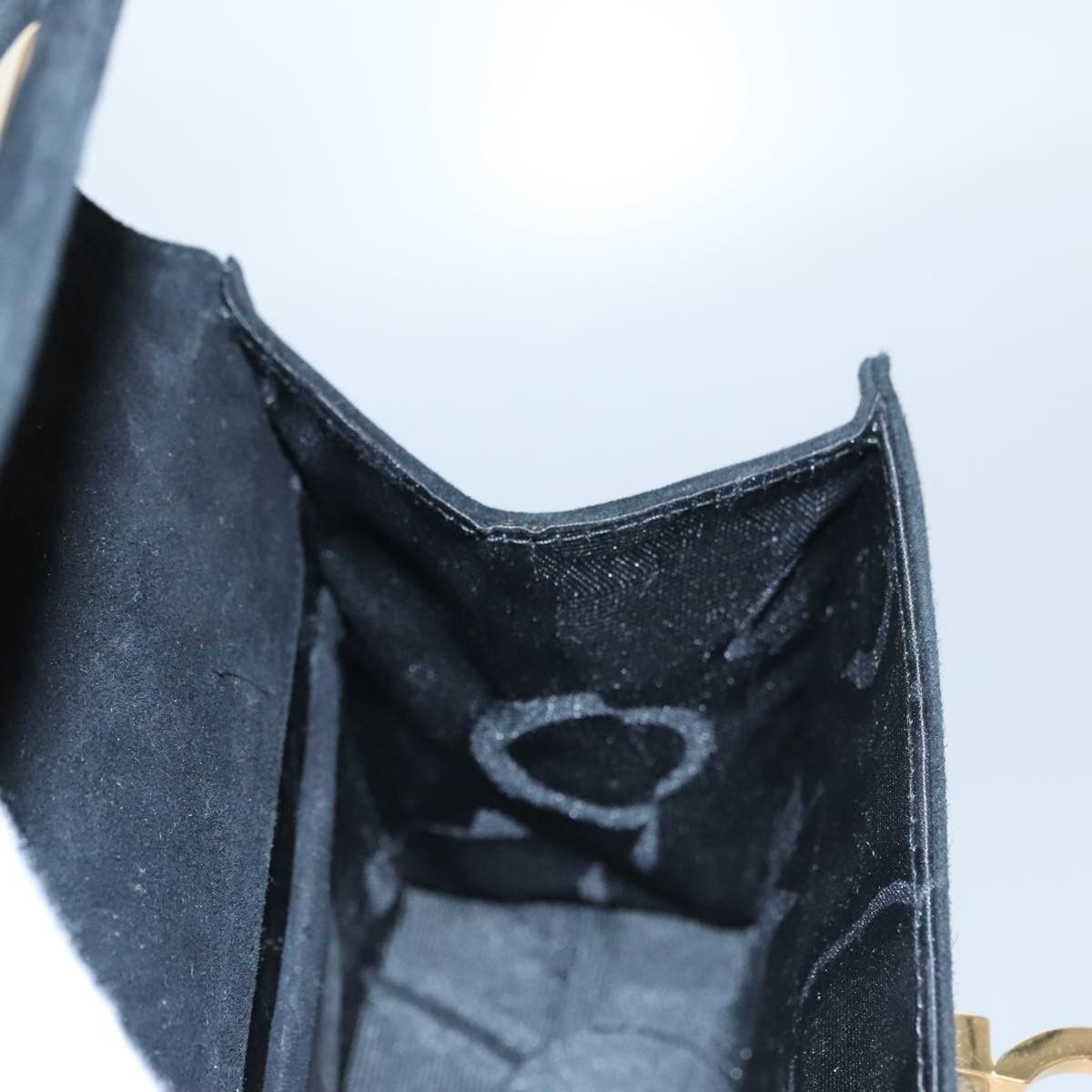 Salvatore Ferragamo Gancini Black Suede Shoulder Bag (Pre-Owned) Size ONE SIZE - 15 Thumbnail