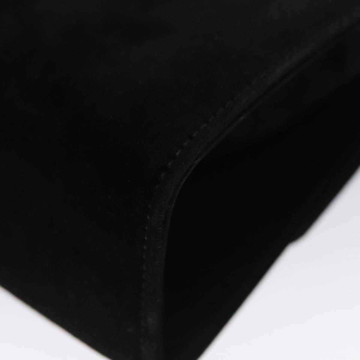 Salvatore Ferragamo Gancini Black Suede Shoulder Bag (Pre-Owned) Size ONE SIZE - 9 Thumbnail