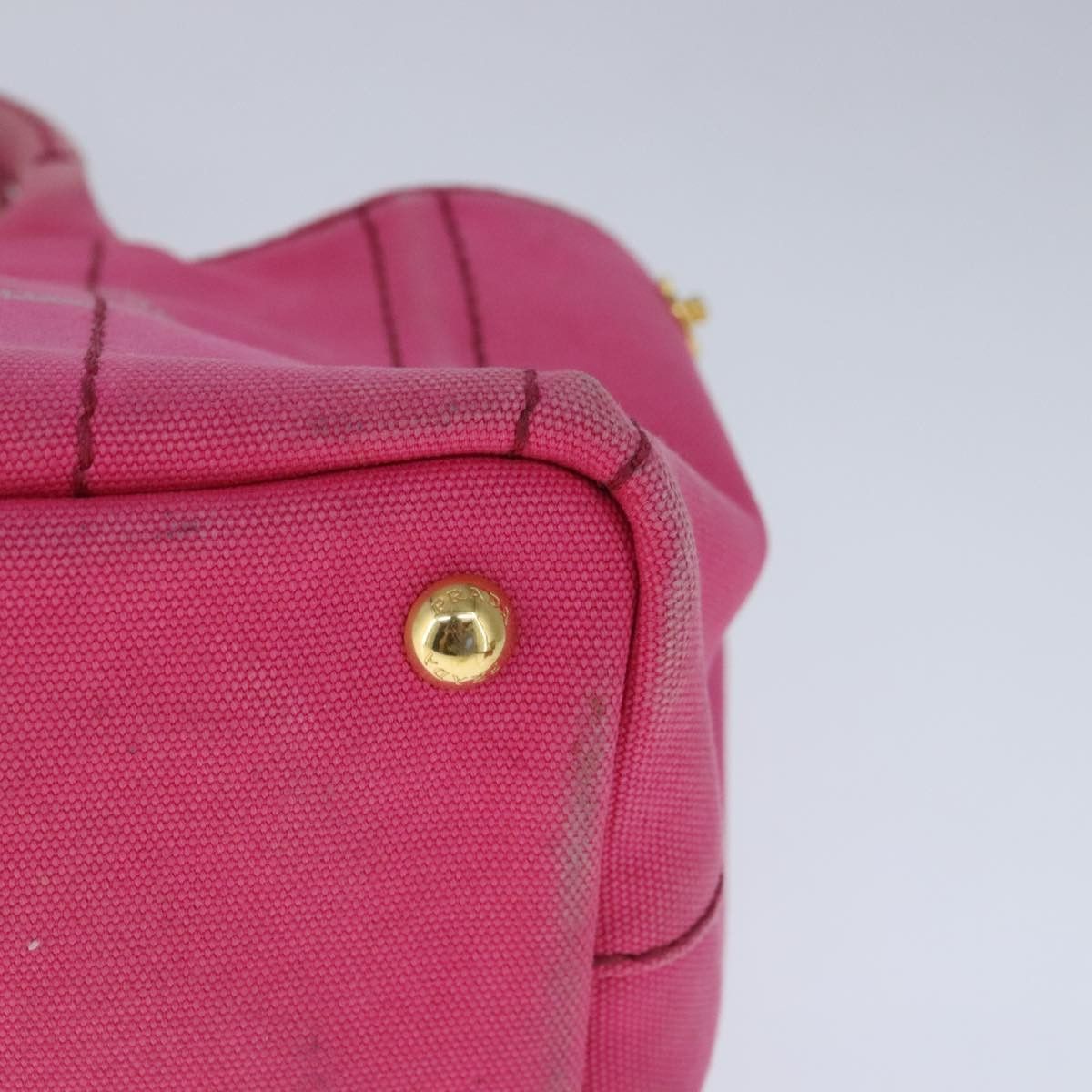 Canapa Pink Canvas Handbag (Pre-Owned)