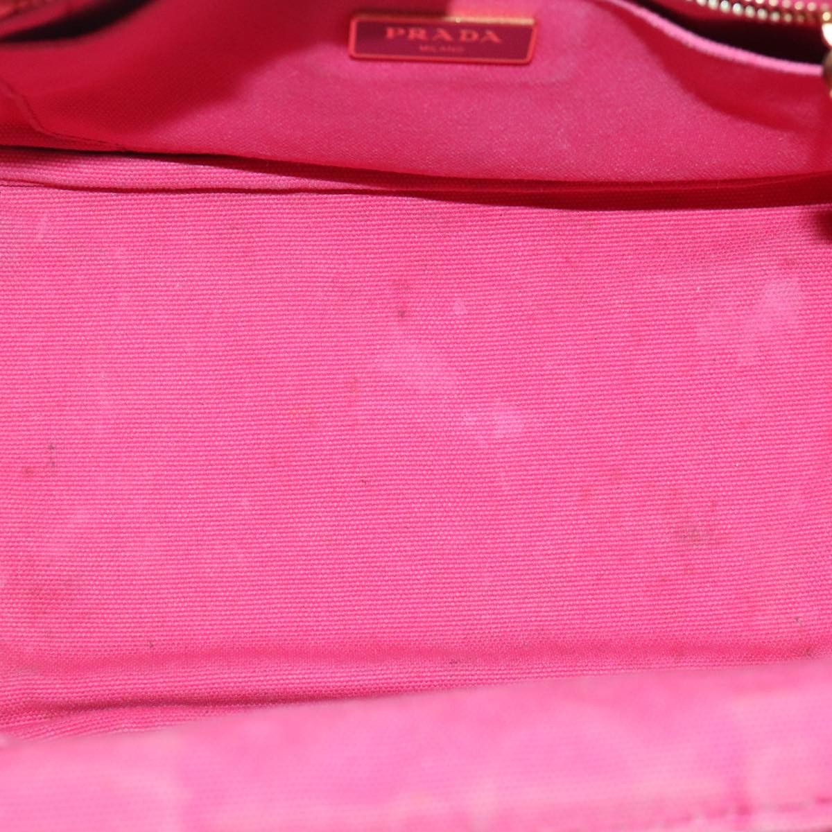Canapa Pink Canvas Handbag (Pre-Owned)