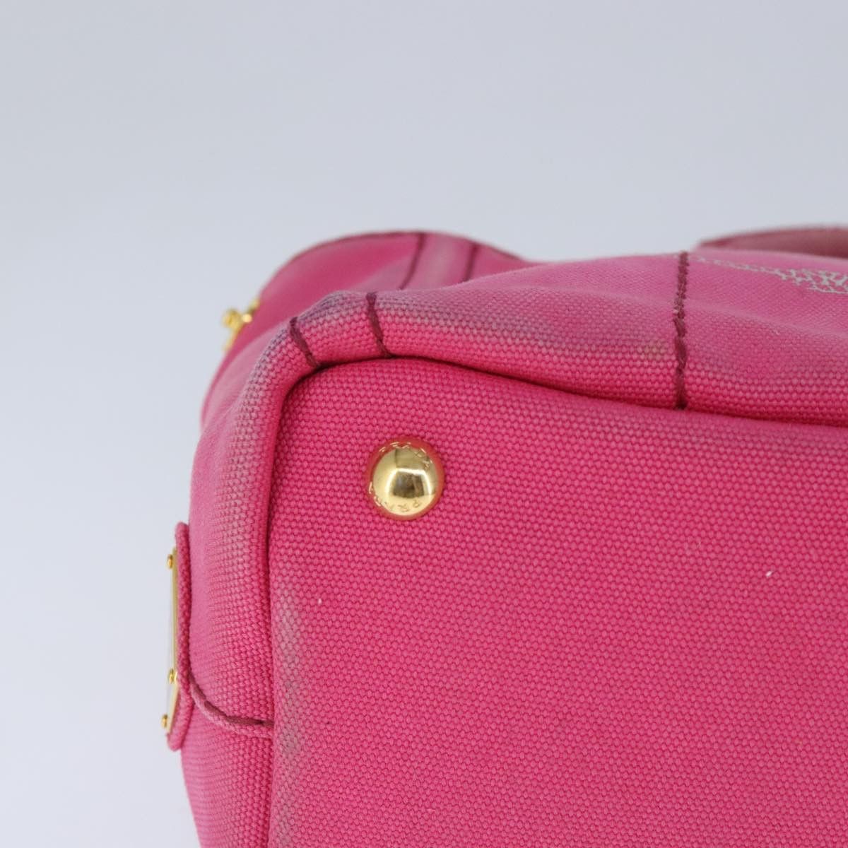 Canapa Pink Canvas Handbag (Pre-Owned)