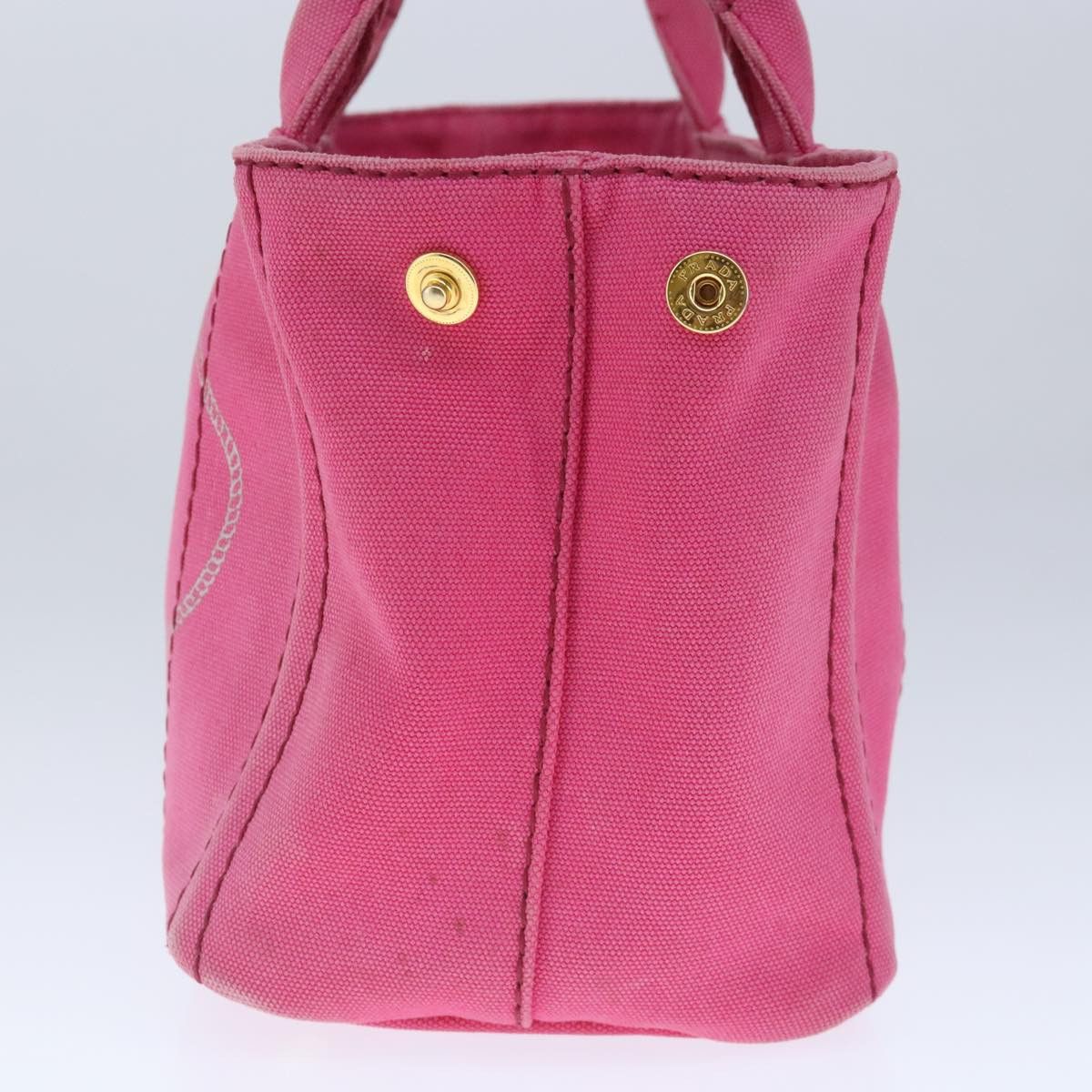 Canapa Pink Canvas Handbag (Pre-Owned)