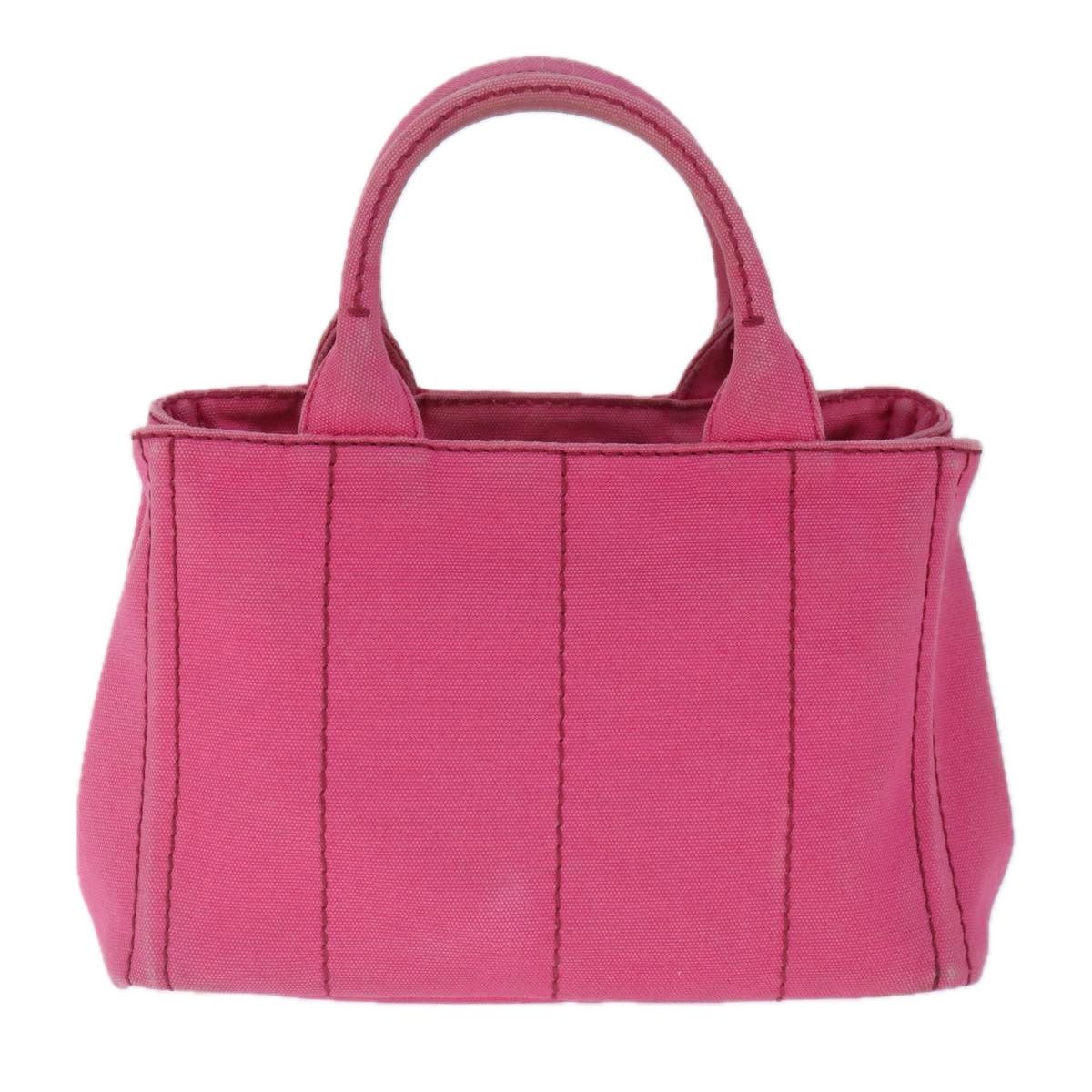 Canapa Pink Canvas Handbag (Pre-Owned)