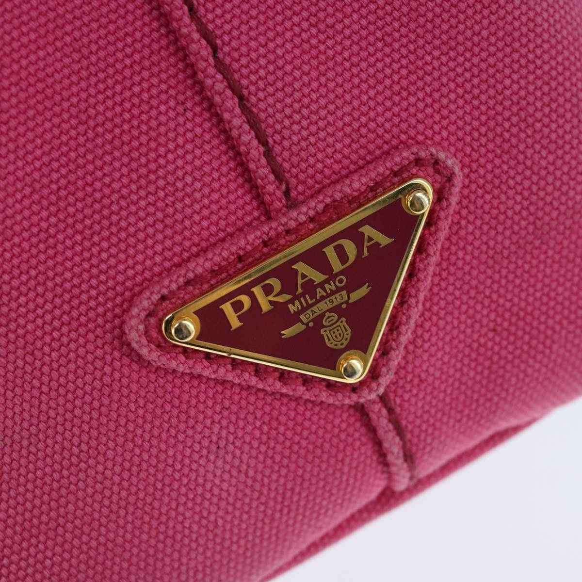 Canapa Pink Canvas Handbag (Pre-Owned)